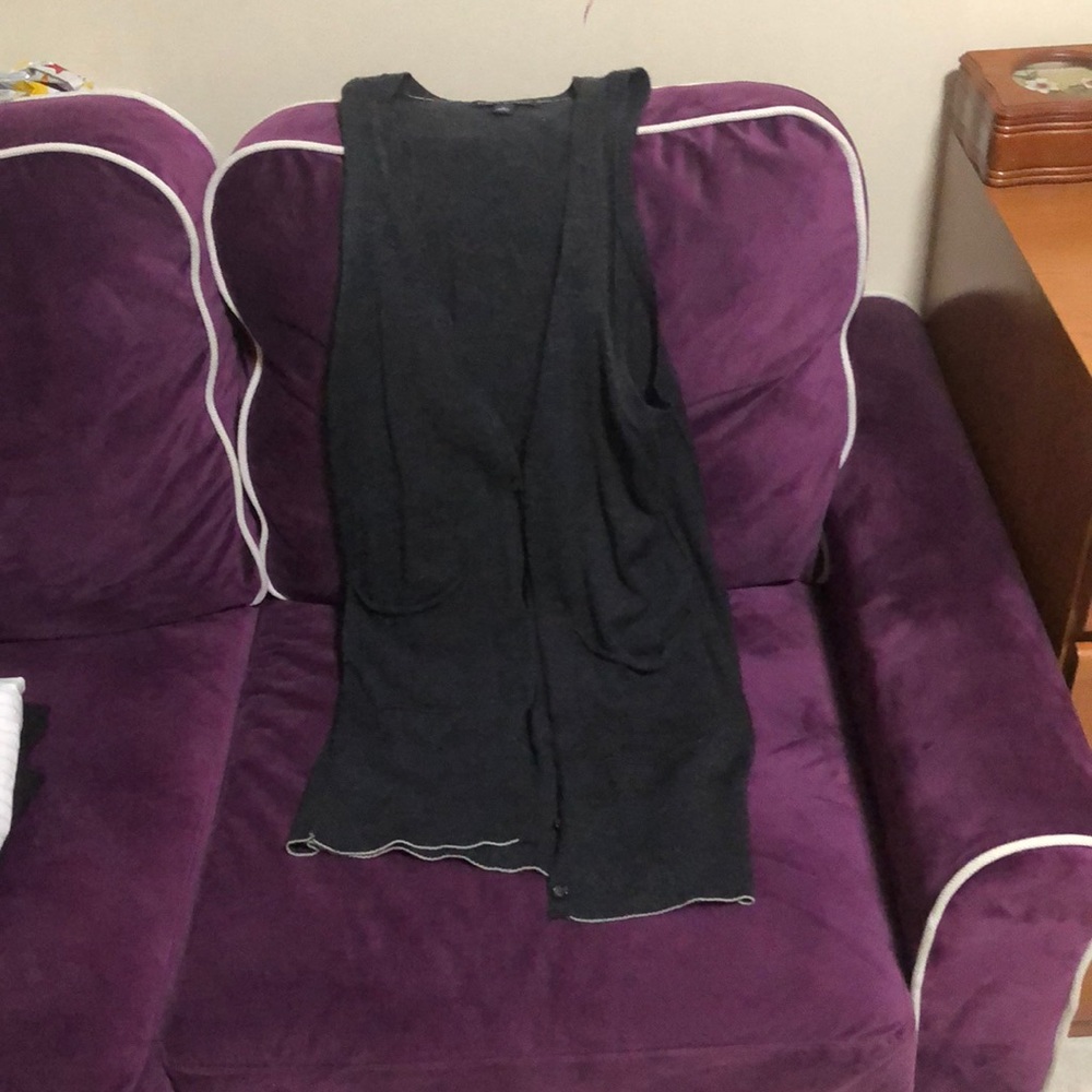 Grey Banana Republic Sweater Vest